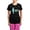 With Pink Pant, variant on CafePress - Kanji Harmony Pajamas - Women's Short Sleeve Print T-Shirt and Pants Dark Cotton Pajama Set