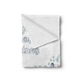 thumbnail image 2 of Adventure Soft Flannel Fleece Throw Blanket, Underwater Marine Wildlife Theme Seashells Corals and Starfishes, Cozy Plush for Indoor and Outdoor Use, 60" x 80", Navy Blue Dark Coral, by Ambesonne, 2 of 5