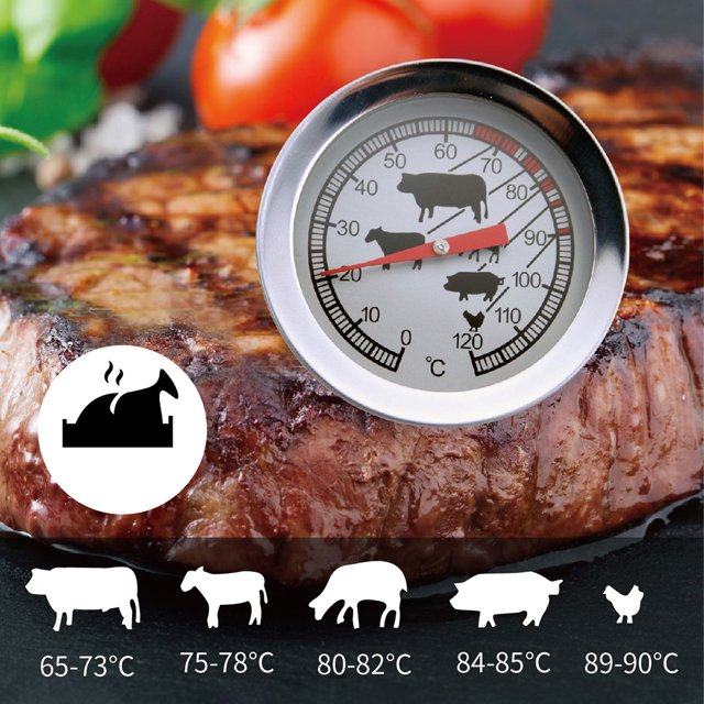 Termómetro de cocina para cocinar, medidor de temperatura de alimentos para hornear salsas