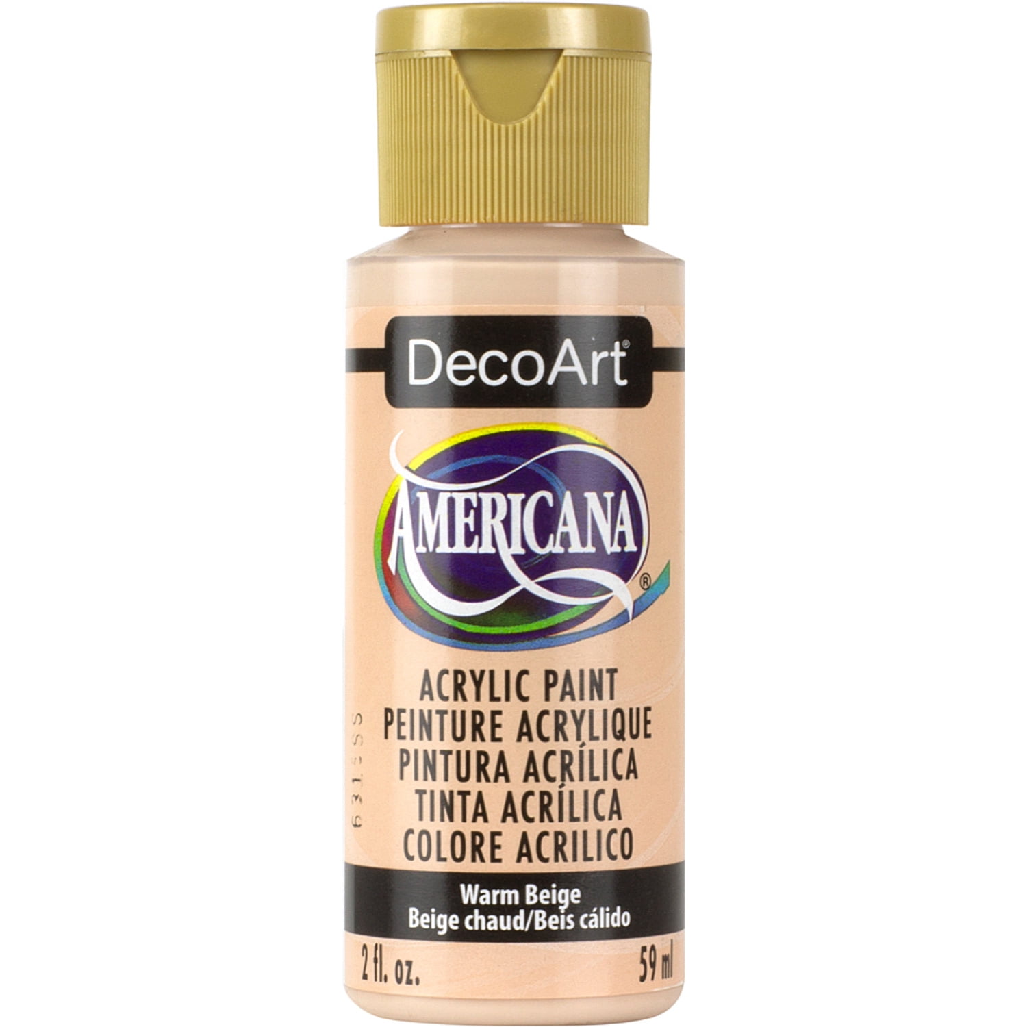 (2 pack) DecoArt Americana Acrylic Paint, 2 oz, Red Color Family, Matte Finish