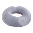 thumbnail image 1 of Almohada de dona suave para reducir el dolor de cóccix, aliviar la presión del coxis, almohadas para sentarse, cojín de asiento para hemorroides para , GRIS Zulema Cojín de almohada de donut, 1 of 8