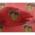 thumbnail image 4 of oneOone Viscose Chiffon Fabric Bird & Mushroom Block Print Fabric By Yard 42 Inch Wide, 4 of 4