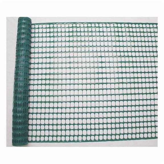 Manufacturer Varies Snow Fence, 4ft. H, 50 ft. L, Green 33L956