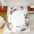 thumbnail image 4 of Manfei Watercolor Owl Full Size Sheets 4-Piece for Kids, Spring Floral Flower Bed Sheets, Cute Animal Sheet Sets, Breathable Home Decor, 4 of 6