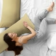 thumbnail image 2 of Unique Bargains Zippered Microfiber Body Pillowcases Pillowcase 2pcs, 2 of 9