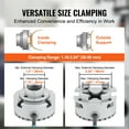 thumbnail image 4 of KFFKFF KP2-3/4 Chuck for Lathe, 4-Jaw with 2.75" Diameter, Metal Turning Machine Accessory, Self-aligning Tool, Suitable for Precision Engineering, Grinding Devices, Milling Equipment, 4 of 9