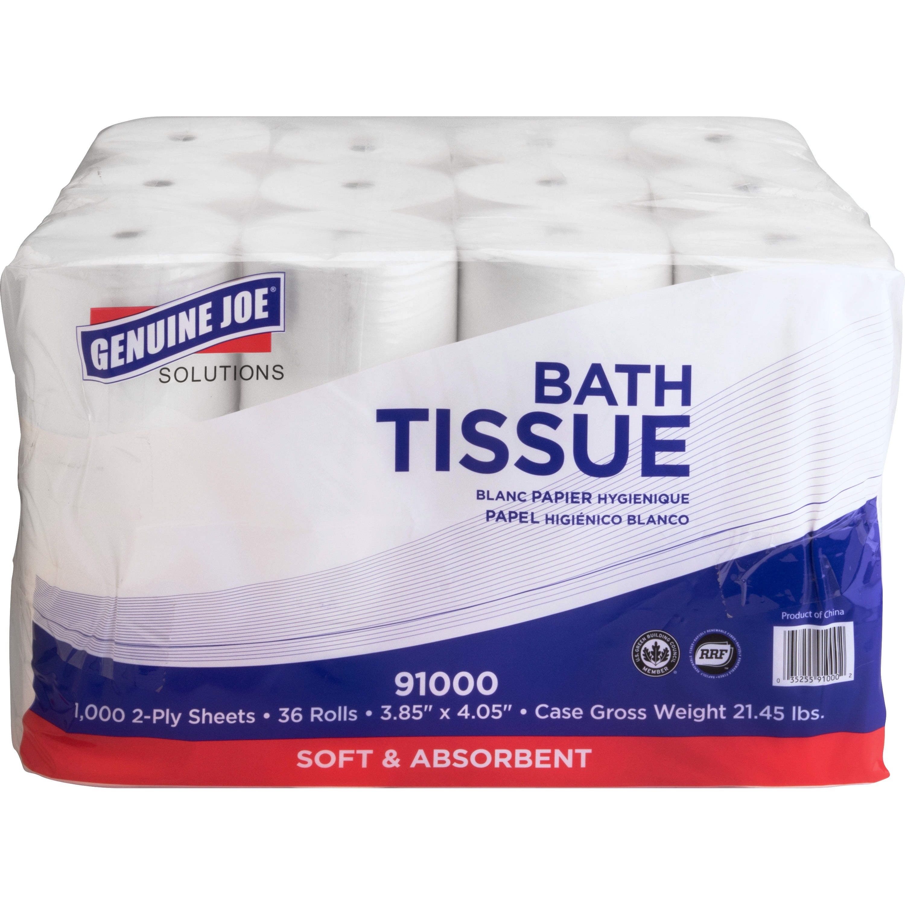Genuine Joe 500-sheet 2-ply Standard Bath Tissue tillescenter ...