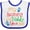 White and Royal, variant on Inktastic Mommy and Daddy Love Me Boys or Girls Baby Bib
