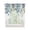 Blue White, variant on Blue Teal Botanical Swag Valances for Windows, Weeping Fall Eucalyptus Leaves Rod Pocket Sheer Valances for Small Windows, Swag Toppers Light Filtering for Kitchen Living Room 2 Panels 36''x36''