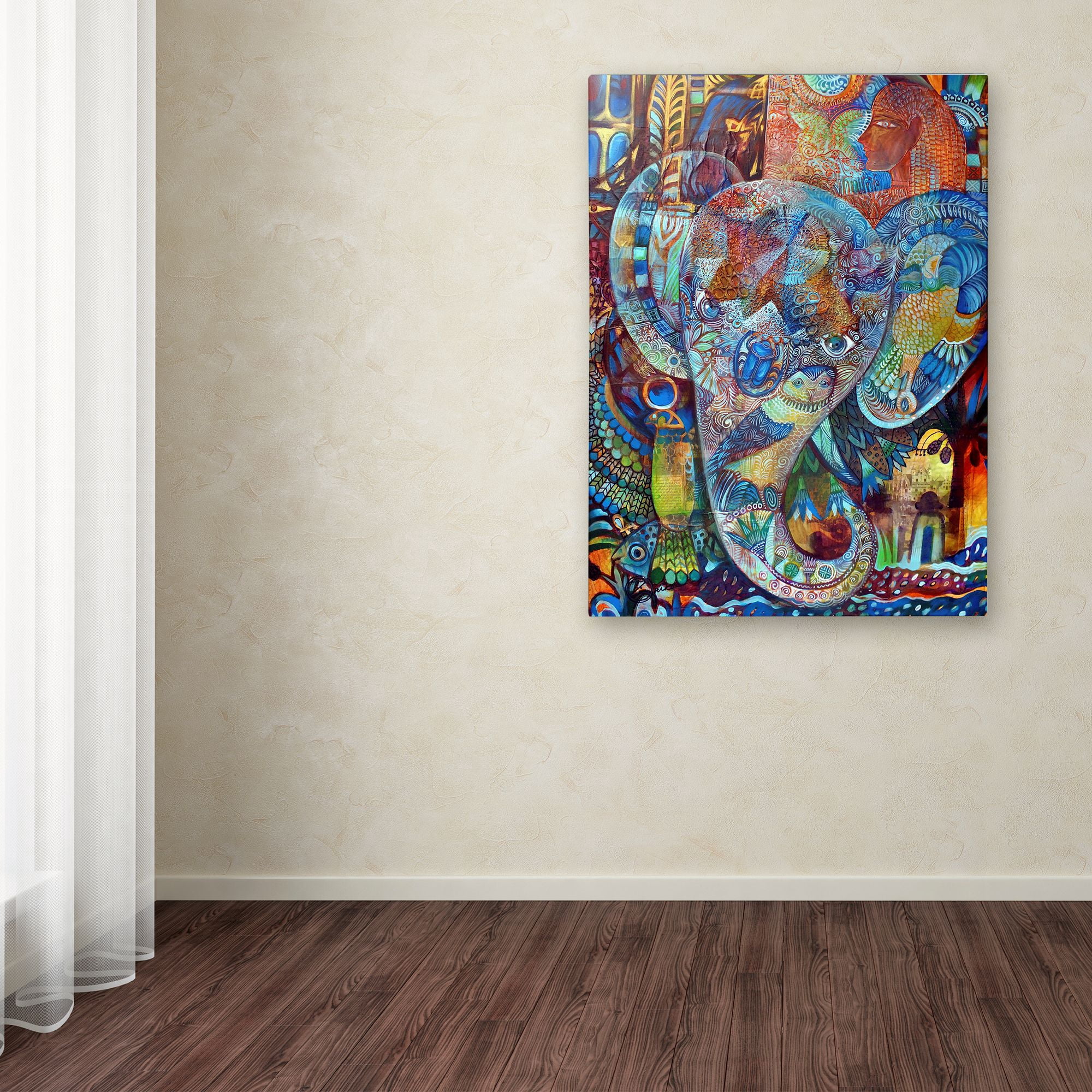 Trademark Fine Art 'Egypt' Canvas Art by Oxana Ziaka