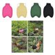 thumbnail image 2 of Delantal de gallina CHAO con soporte de plumas negro 5 uds, 2 of 5