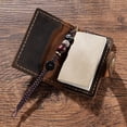 thumbnail image 6 of Jiibva Tiny Leather Notebook Travel Pocket Notepad Portable Steno Book Vintage Small Journal for Officel Writing Plan Memo, 6 of 7