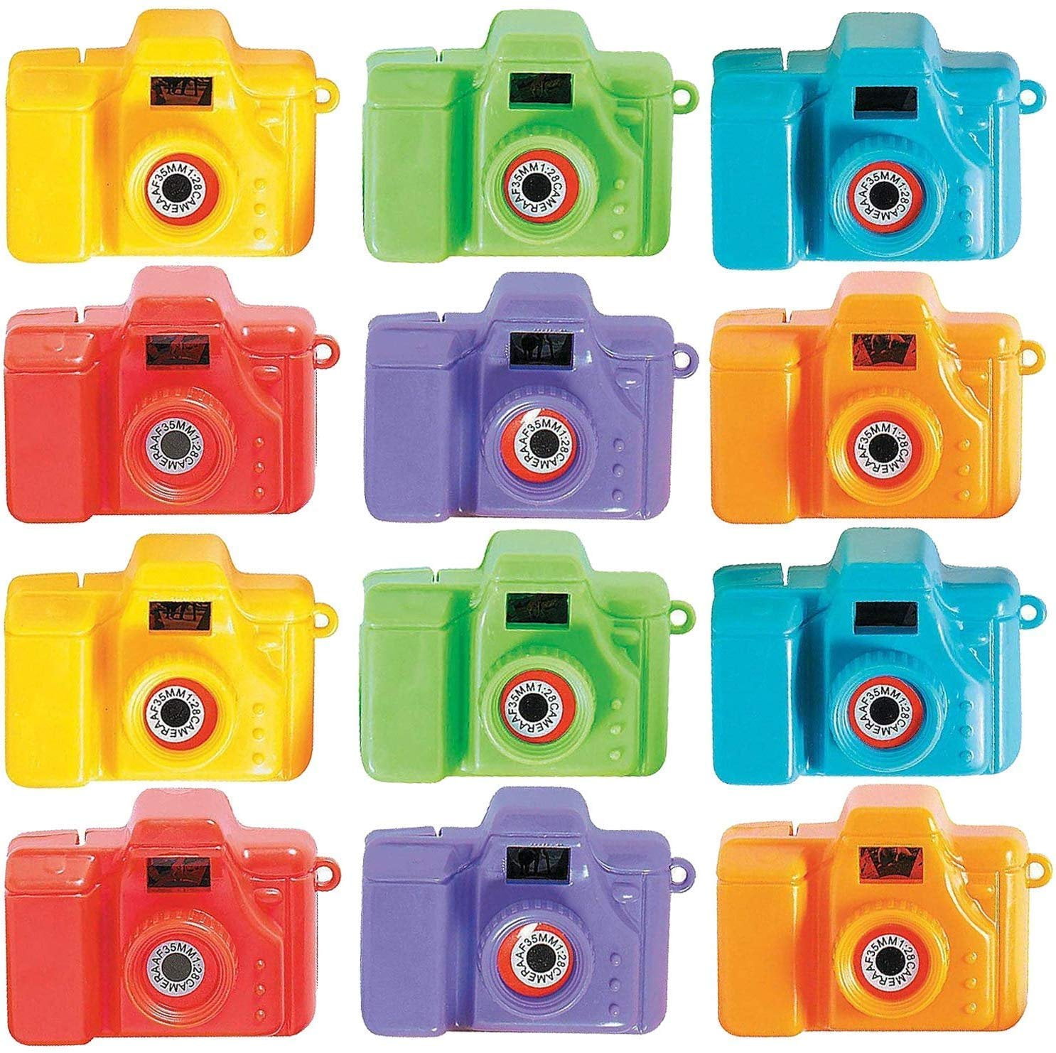 Plastic Toy Camera Educational Toys For Kids Birthday Party 8 Animal Pictures 