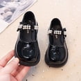 thumbnail image 2 of RotHome Toddler Mary Jane Flats Pearl Embellished Dress Shoes for Girls Flower Girl Wedding Party Pumps Soft Sole Non-Slip Satin Ballet Bow Knot, 2 of 9