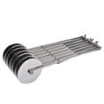 thumbnail image 4 of Pastry Cutter, Adjustable Distance Stainless Steel Time Saving Pizza Roller  For Biscuits For Pizza For Cake 7 Wheels, 4 of 8