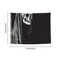 thumbnail image 6 of Picia Gothic Skull Drape Pattern Tapestry-Tapestries for Bedroom Living Room Dorm(29x37"), 6 of 8