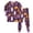 Purple, variant on Enyan Halloween Girl Pajamas 2 Piece Cute Pumpkin/Ghost Print Pajama Long Sleeve Kid Pjs Set Halloween Pjs for Girls(8-9 Years)