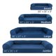 thumbnail image 4 of Sofá Cama Furhaven Espuma Viscoelástica Ortopédico Azul Marino Jumbo para Perros y Gatos, 4 of 9
