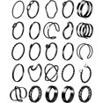 thumbnail image 1 of 18-31 Piezas Anillos de Nudillos para Mujeres Conjuntos de Anillos Apilables Niñas Anillos de Dedo Articulados Vintage Juego de Anillos de Oro para Mujeres Hombres Anillos de Cristal con Flores Tallad, 1 of 4