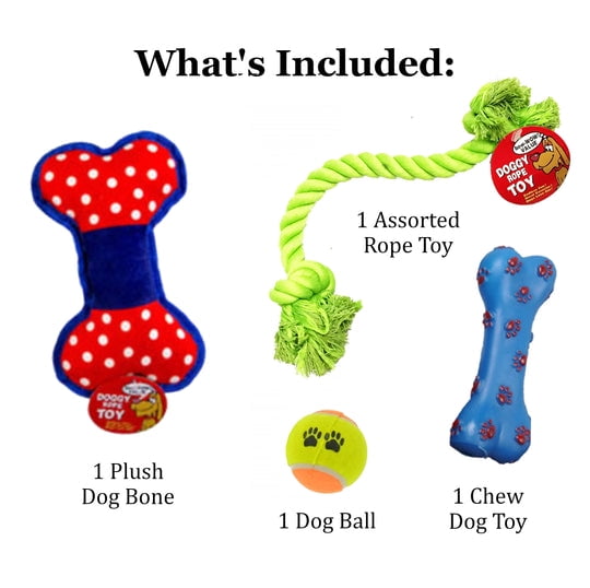 Deluxe Barker Box - Dog Bones, Treats, and Toys