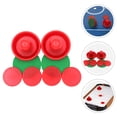thumbnail image 1 of SEWCHICS 1 Ensemble de Poussoirs Ronds de Hockey sur Table Rouges pour Jeu de Hockey sur Air, 1 of 8