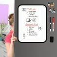 thumbnail image 5 of Double-Sided Magnetic Whiteboard,Kaireo Small White Board 8''X11'' Board Whiteboard for S Students Fridge Wall Locker Black,Perfect for Use with Standard Whiteboard Markers, 5 of 5