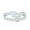 Silver, variant on Simulated Cubic Zirconia Size-8 Heart Promise Ring Double Heart Created White Opal 925 Sterling Silver