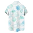 thumbnail image 5 of UVEASISHA Big and Tall Short Sleeve Hawaiian Shirts for Men Summer Tropical Printed Button Down Shirt Wrinkle Free Lightweight Beach Vacation Shirts Mint Green S, 5 of 6