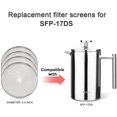 thumbnail image 2 of Secura French Press Replacement Screens, Stainless Steel Reusable Mesh Filter (17 Ounce), 2 of 3