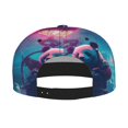 thumbnail image 2 of Hirioo DJ Panda Hot Air Balloon for Baseball Cap Men Cap Flat Brim for Men Women Teens Adjustable Baseball Cap, 2 of 7