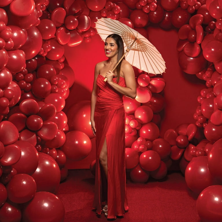 11 inch Sempertex Deluxe Imperial Red Latex Balloons (100 Pack) - Party  Supplies Decorations - Walmart.com