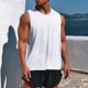 thumbnail image 1 of Camiseta sin mangas atlética para hombre, sin mangas, camisetas elásticas de secado rápido, entrenam Abanopi Chaleco deportivo, 1 of 7