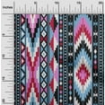 thumbnail image 2 of oneOone Cotton Poplin Light Blue Fabric Tribal Sewing Craft Projects Fabric Prints By Yard 56 Inch Wide, 2 of 5