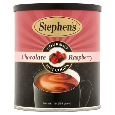 - (2 Pack) Stephen's Chocolate Raspberry Gourmet Hot Cocoa, 1 lb