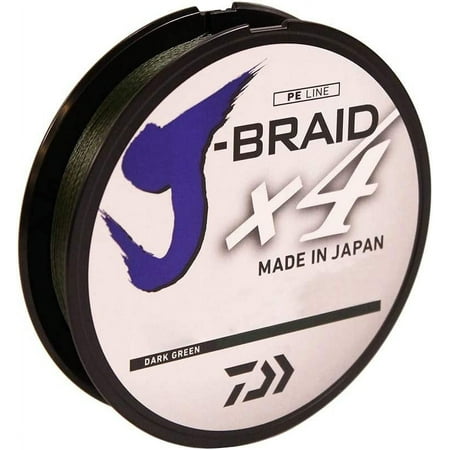UPC: 0043178146835 | Daiwa J-Braid Filler Spool Dark Green Mono Dia.= 10lb 270m/300yd (0.17mm)