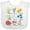 AA-White, variant on Inktastic Wild Flower Chart Boys or Girls Baby Bib