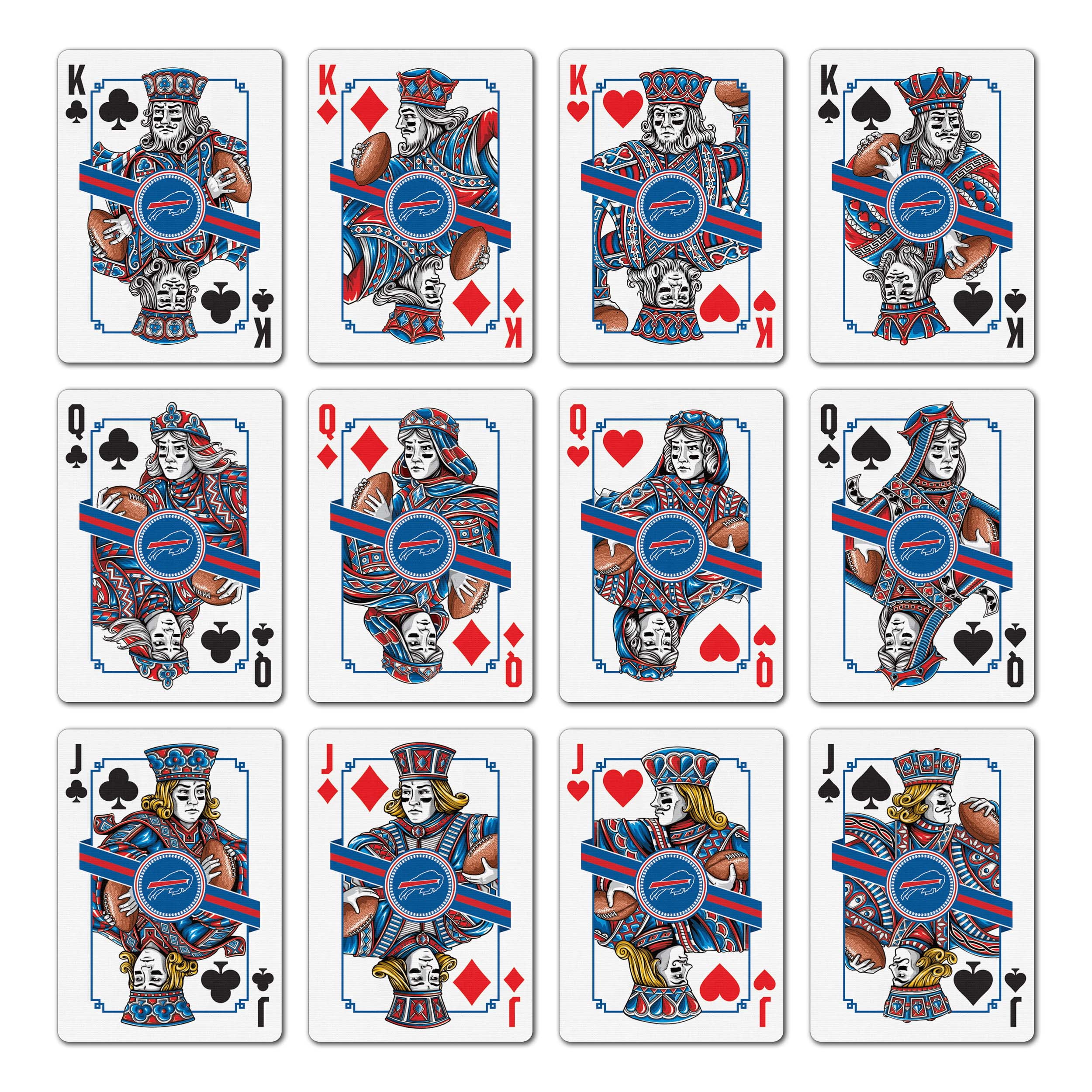 YouTheFan NFL Buffalo Bills Classic Series Playing Cards