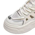 thumbnail image 5 of Chunky Platform Sneakers for Women,Cute Fashion Walking Dad Shoes,2.7 Inch Black And White, 5 of 7