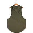 thumbnail image 4 of Zoeecloth Men's Vest Hoodie Workout Tops Gym Athletic Sleeveless Basketball Waistcoat T-Shirts Tops Gym Athletic Sleeveless Tees S-XXXL, 4 of 8