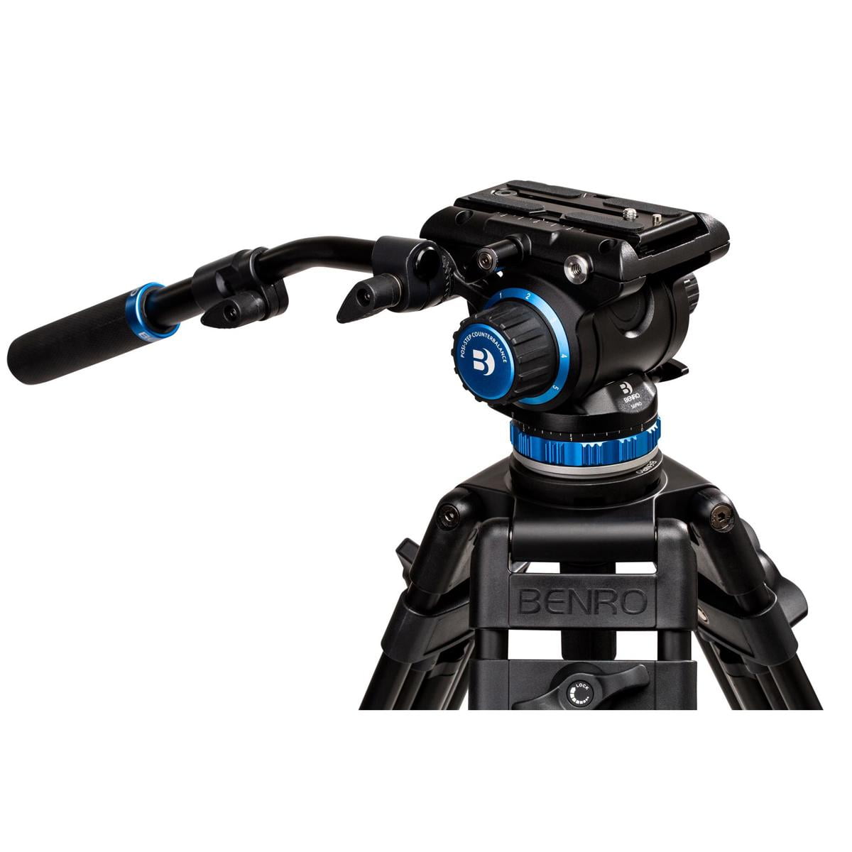 Benro A573T 3-Section Dual-Tube Aluminum Video Tripod with S6PRO Video Head