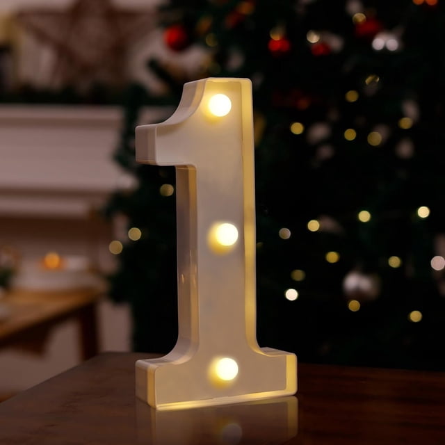 Xihbxyly Luces Led Navideñas, Elegante Decoración con Pantalla Digital, Alto Brillo y Visibilidad, Flexibilidad para Múltiples Combinaciones de Números, Ideal para Eventos Festivos y Hogar, Decoració
