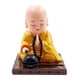 thumbnail image 2 of Figura pequeña de juguete solar para decoración de salpicadero de coche, muñecos con cabeza asintiendo, Buda y Amarillo, 2 of 9