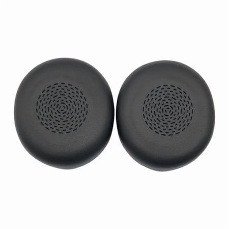 1Pair Ear Pad Replacement Protein Leather Earpads Ear Cushions Sponges Cover Earmuffs for Jabra Evolve2 75 Headphones