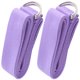 thumbnail image 2 of 2 bandas elásticas de resistencia para yoga, color morado claro, para ayudar a estirarse y hacer ejercicio, para adelgazar., 2 of 6