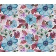 thumbnail image 4 of oneOone Cotton Flex Fabric Watercolor Leaves & Flower Floral_Printed Craft Fabric BTY 40 Inch Wide, 4 of 4