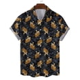 thumbnail image 3 of Camisas con estampado de tigre dominante para hombres, ropa punk, blusas con estampado 3D de animales y gatos, blusas hawaianas con solapa y botones, 3 of 5