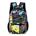 thumbnail image 1 of Cartoon Bill Cipher Gravity Falls Backpack School Student Book Bag Satchel Rucksack Adjustable Shoulders Daypack, 1 of 5