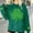 A911 Green, variant on St. Patrick's Day Sweatshirt for Women Large Clover Graphic Long Sleeve Crewneck Casual Loose Fit Festival Apparel Holiday Gift