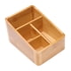 thumbnail image 3 of Caja de almacenamiento para control remoto, suministros de oficina, reproductor multimedia, organizador de escritorio 4 compartimentos, 3 of 9