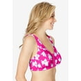 thumbnail image 3 of Comfort Choice Women's Plus Size Cotton Front-Close Wireless Bra, 3 of 5